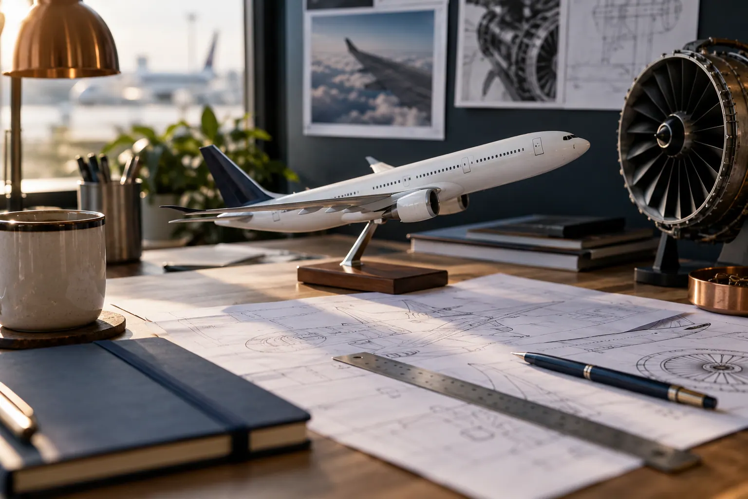 Constructeurs : premier vol de l’A350F et premier A350-900 de KLM · Illustration éditoriale générée par IA